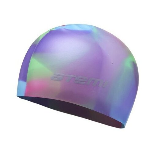 Шапочка для плавания Atemi дет, мультиколор, силикон, MC403