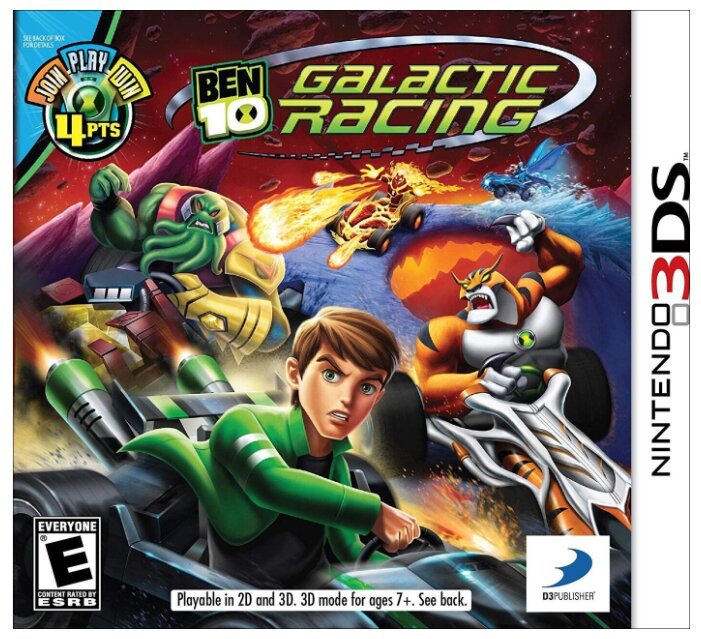 Игра для Nintendo 3DS Ben 10: Galactic Racing