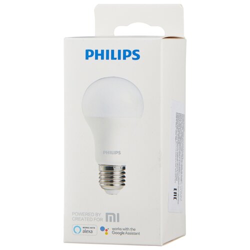 фото Лампа светодиодная philips e27, a60, 9вт