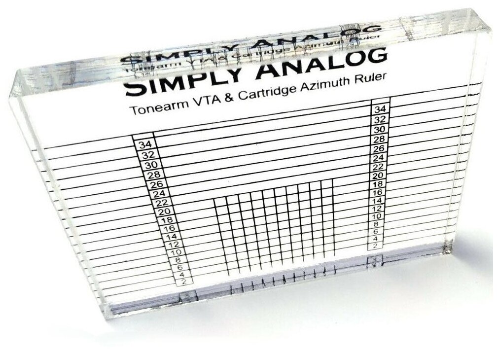 Уровень для винила Simply Analog (SATO001) Tonearm VTA & Cartridge Azimuth Ruler