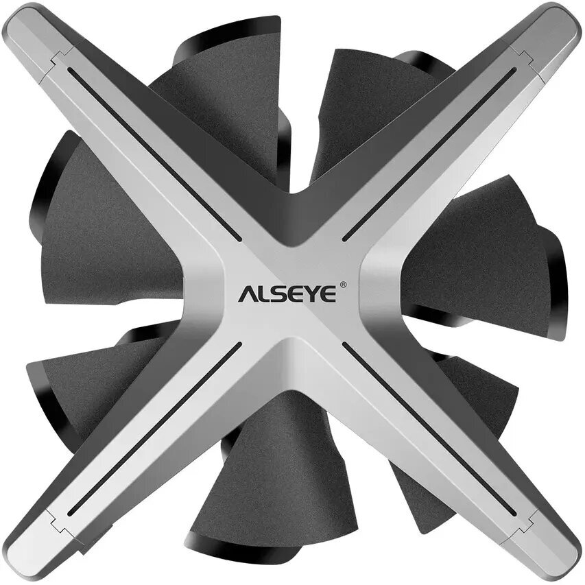Вентиляторы для корпуса Alseye X12 120mm White 3pcs + controller (X12-Set-W) - фото №9
