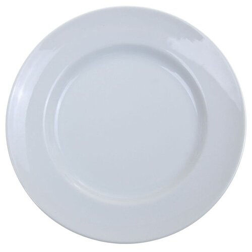 Тарелка десертная Добруш фарфоровая белая 200 мм (4С0165Ф34) 680542
