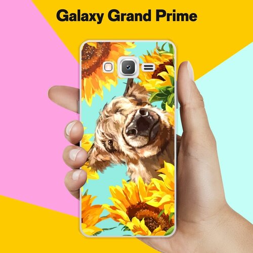 Силиконовый чехол на Samsung Galaxy Grand Prime Бык / для Самсунг Галакси Гранд Прайм силиконовый чехол go after dreams not people на samsung galaxy grand prime самсунг галакси гранд прайм
