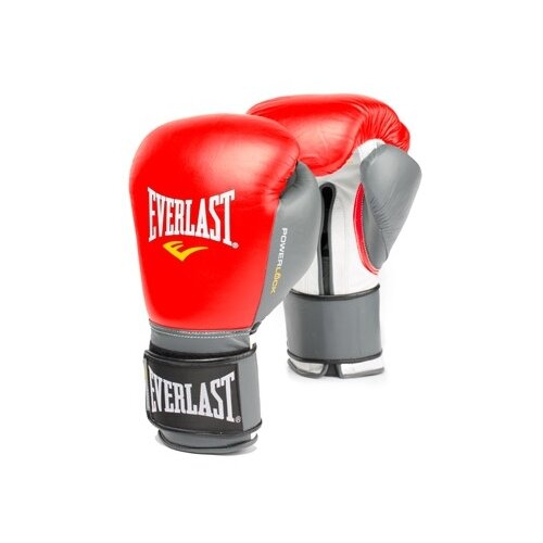 Перчатки Everlast Powerlock красно-серые 16 Oz