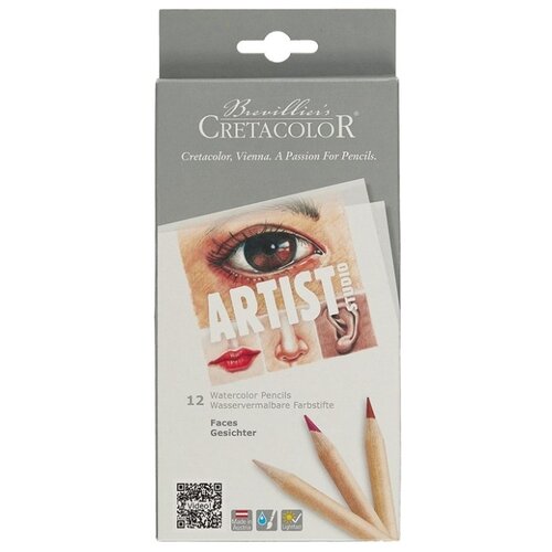 фото Набор акварельных карандашей "artist studio портрет", 12 цветов cretacolor