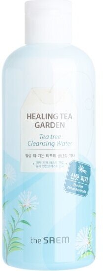Очищающая вода для лица The Saem Healing Tea Garden с чайным деревом, 300 мл