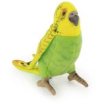 Мягкая игрушка Hansa Волнистый попугайчик зелёный - изображение