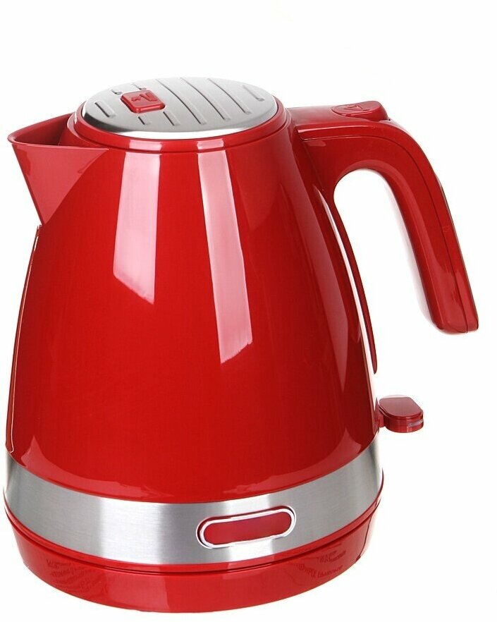 Чайник электрический Delonghi KBLA2001.R красный, пластик - фото №5