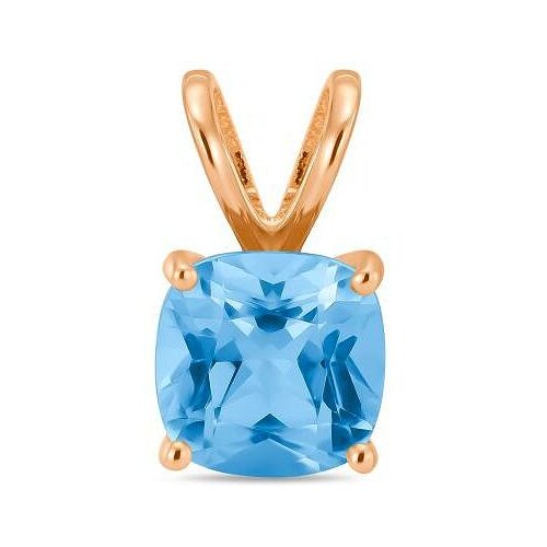 фото Лукас подвеска с 1 топазом из красного золота p01-c-33982-bt