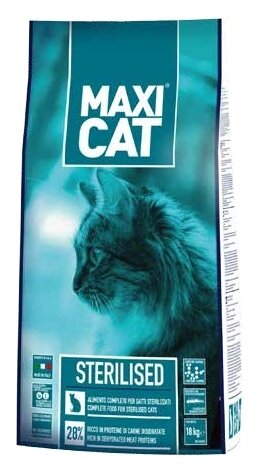 Maxi Cat Sterilised корм для стерилизованных кошек 18 кг