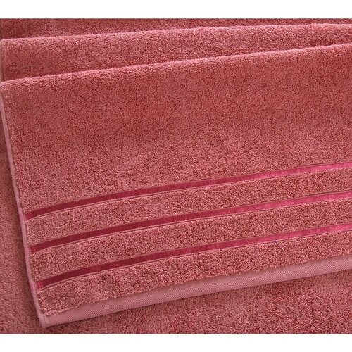 Полотенце 70х140 см махровое (Oqtosh Tekstil) Мадейра терракот