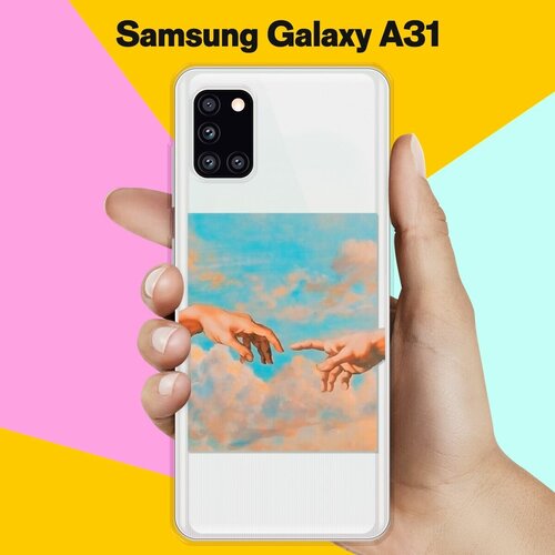 Силиконовый чехол Искусство на Samsung Galaxy A31 силиконовый чехол на samsung galaxy a31 самсунг галакси а31 морозная лавина синяя