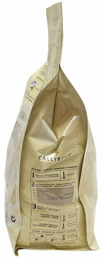Шоколад Белый 25,9% в каллетах 2,5кг Callebaut CW2-RT-U71 Бельгия