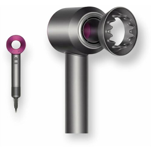 Интеллектуальный фен для волос Super Hair Dryer 1600 Вт 3 режима 5 магнитных насадок 300000₽