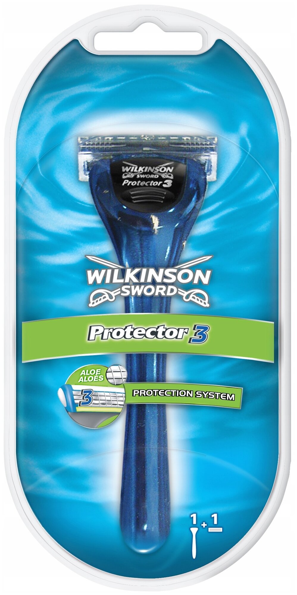 Wilkinson Sword Protector 3 / Бритвенный станок c 1 кассетой