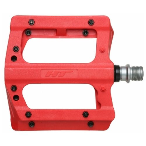 фото Педали ht pa12a красные со сменными шипами