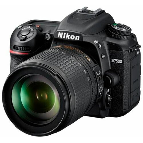 Фотоаппарат Nikon D7500 Kit AF-S DX NIKKOR 18-105mm 135-56 G ED VR черный 12899000₽