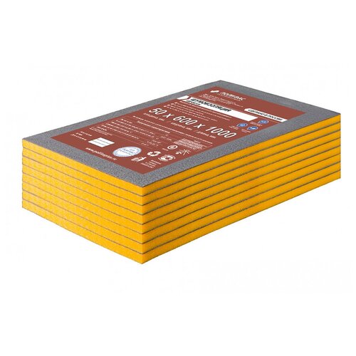 Шумоизоляция Евроблок Стенофон 50 мм 0,6х1 м