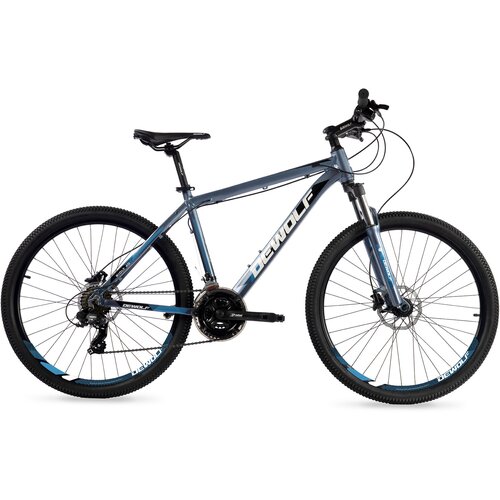 Горный (MTB) велосипед Dewolf Ridly 40 (2022) серый 18 (требует финальной сборки) горный mtb велосипед dewolf ridly 10 2018 белый светло голубой черный 20 требует финальной сборки