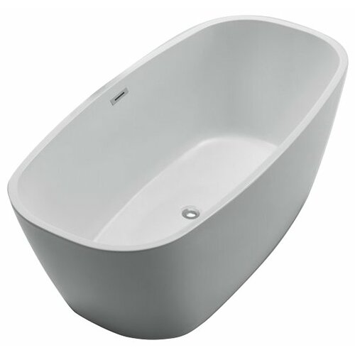 Ванна отдельностоящая BelBagno BB72 150x76, акрил, глянцевое покрытие, белый