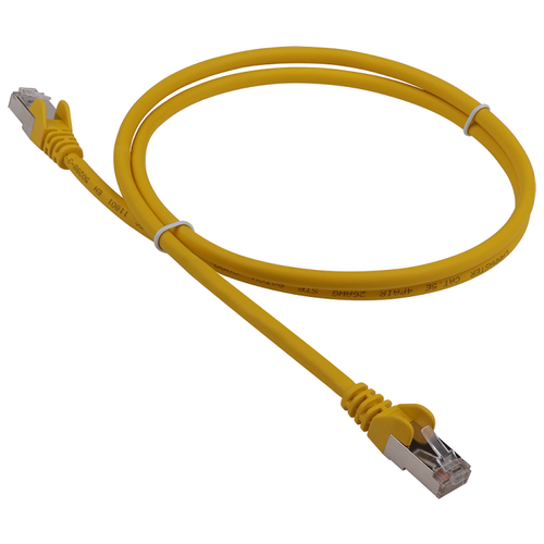 Патч-корд LANMASTER LSZH FTP кат.5e, 10 м, желтый (LAN-PC45/S5E-10-YL) lanmaster патч корд категория 5e lan pc45 s5e 1 5 yl