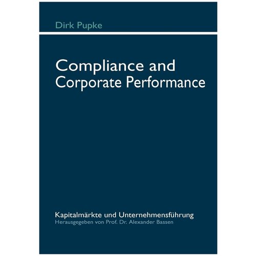 Compliance and Corporate Performance