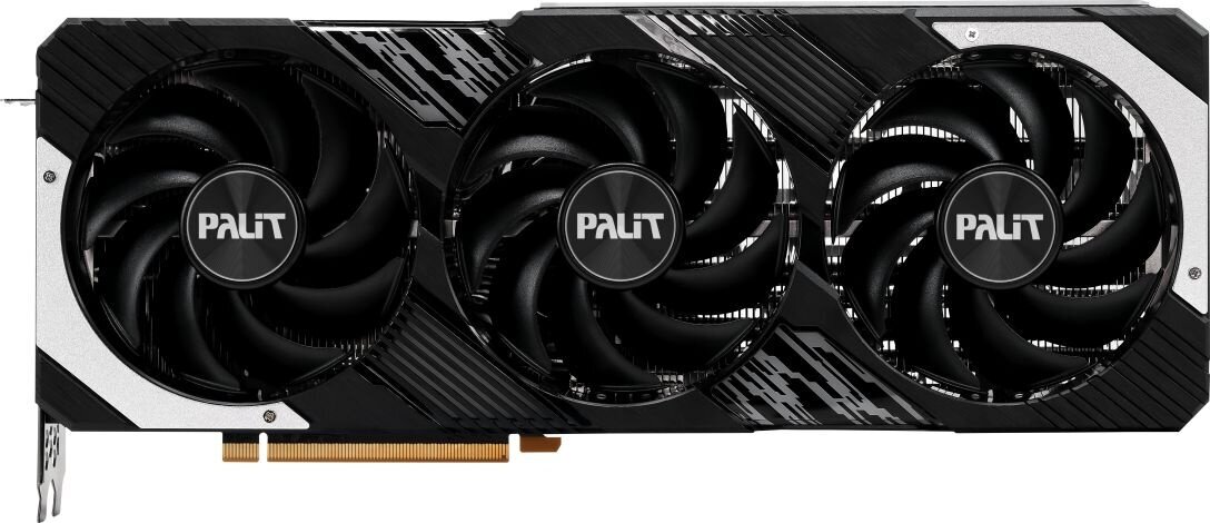 Видеокарта Palit PCI-E 4.0 RTX4070 GAMINGPRO OC NVIDIA GeForce RTX 4070 12288Mb 192 GDDR6X 1920/2100