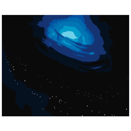 Картина по номерам В космосе, 40x50 см