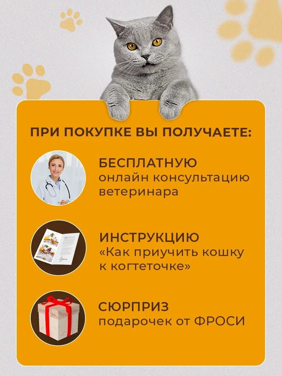 Когтеточка для кошки, когтедралка картонная - фотография № 12