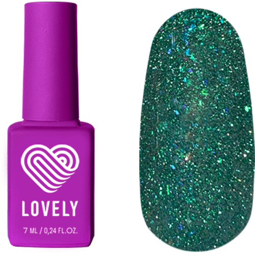 Гель-лак Lovely Jewel Malachite 7 мл lovely nails гель лак jewel 7 мл ruby