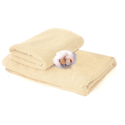 фото Полотенце махровое "spany" home arroz 50*90 см (кремовый) (1/10/120)