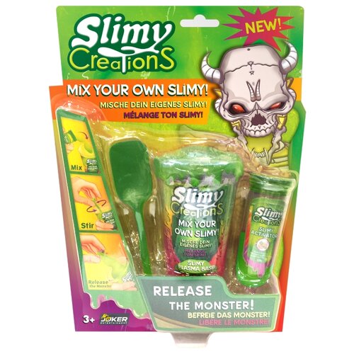 фото Слайми. набор для создания слайма монстры с игрушкой, зеленый. тм slimy