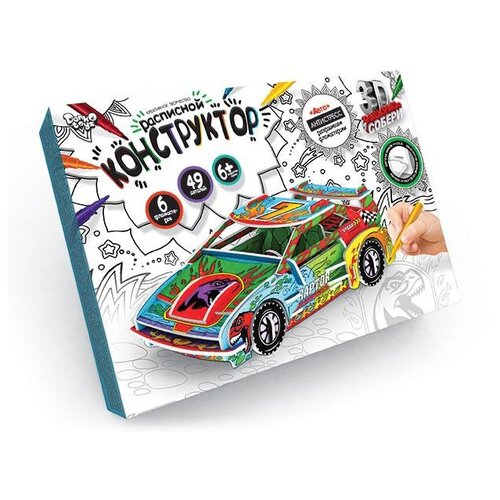 фото Набор креативного творчества "расписной конструктор. авто" danko toys