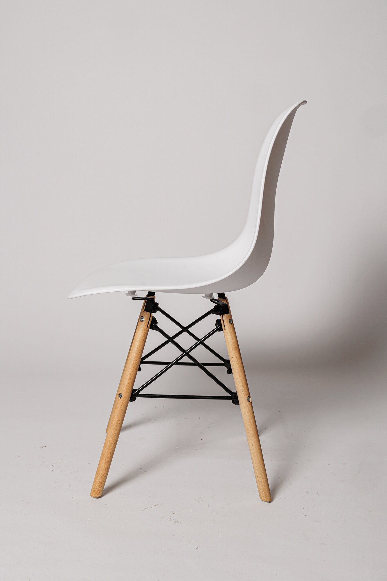 Комплект из 4-х пластиковых стульев SC-001В, белый - фотография № 2