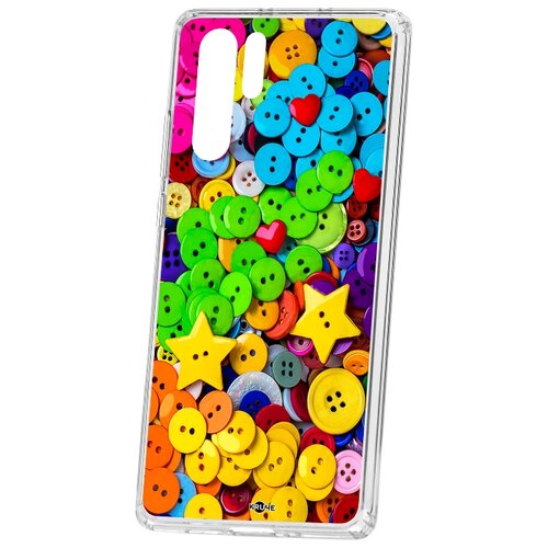 фото Чехол на huawei p30 pro kruche print пуговки