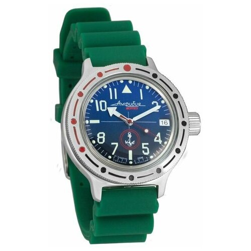 фото Наручные часы восток мужские наручные часы восток амфибия 420957, зеленый