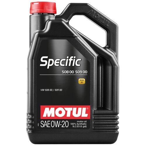 Синтетическое моторное масло Motul Specific 508 00 509 00 0W-20, 5 л, 1 шт.