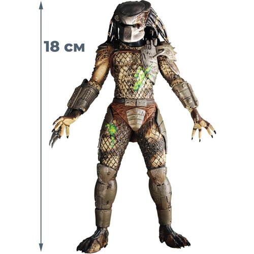Фигурка Раненый Хищник Battle Damaged Predator (подвижная, 18 см)