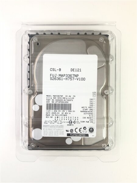 Жесткий диск Fujitsu MAP3367NP 36Gb 10000 U320SCSI 3.5" HDD