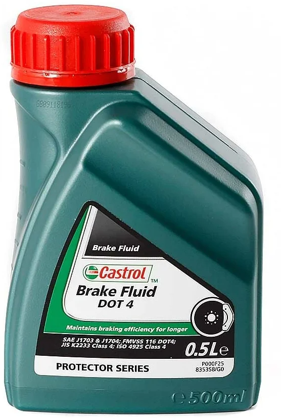 Жидкость тормозная Castrol Brake fluid DOT 4, 0,5л.