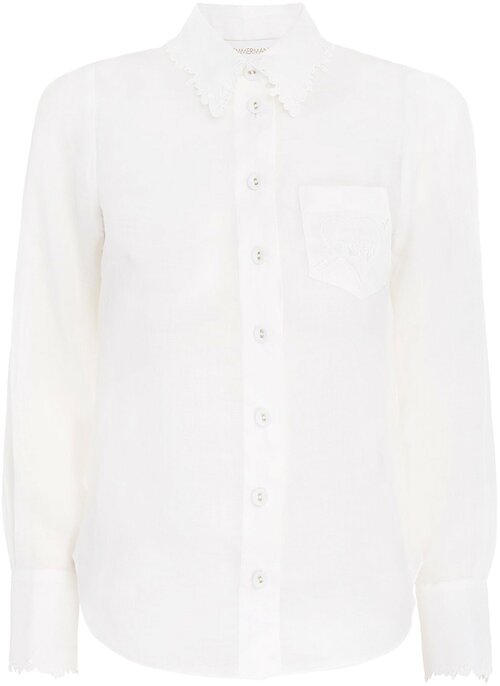 Рубашка  Zimmermann, размер 3, белый