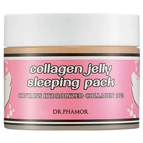 фото Dr.phamor collagen jelly sleeping pack ночная маска с коллагеном, 100 г