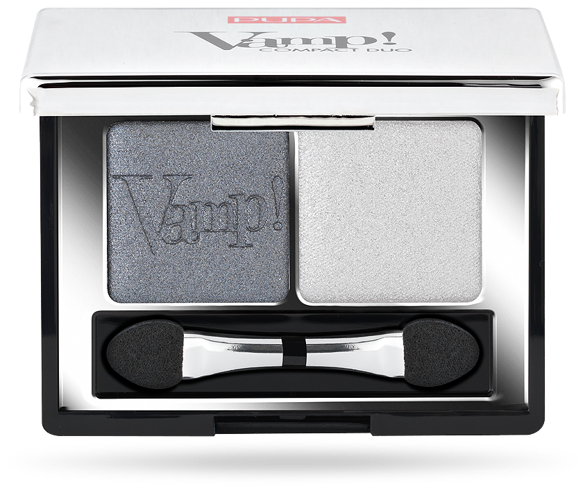 Pupa Тени для век Vamp! Compact Duo 009 silver stone