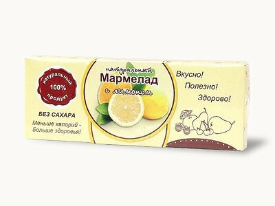 Мармелад натуральный "Лимон" 140г