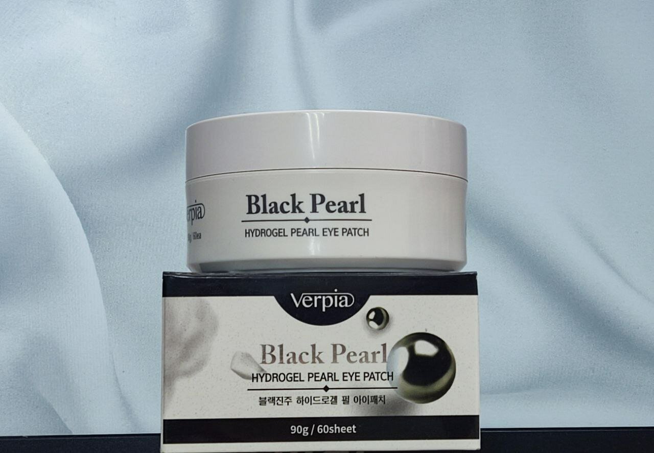 Verpia Гидрогелевые патчи для век с чёрным жемчугом Verpia Black Pearl Hydrogel Eye Patch, 60 шт