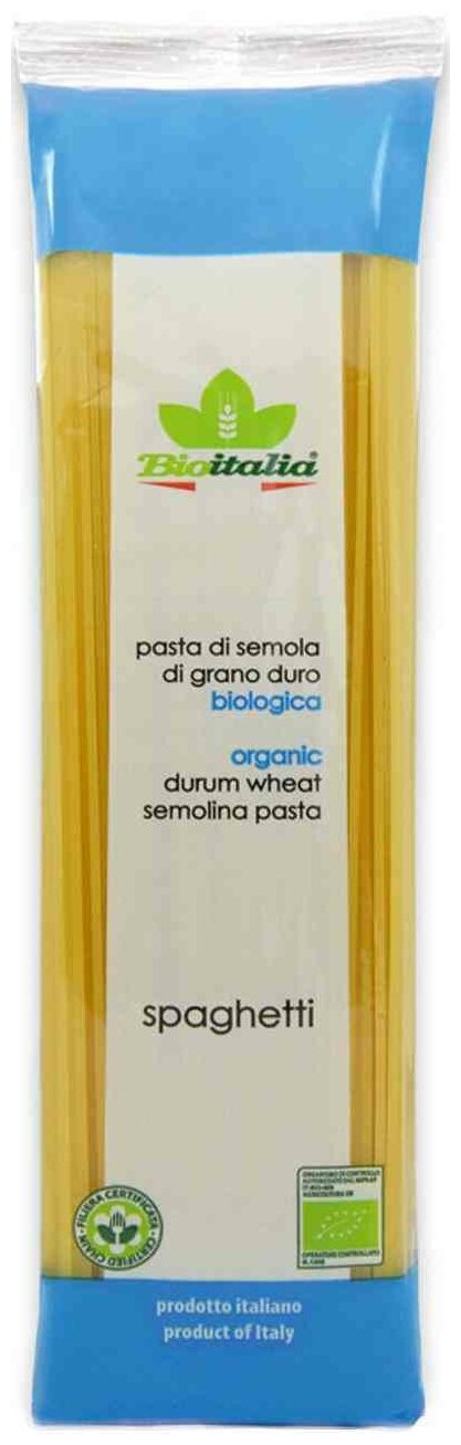 Макароны BioItalia спагетти, 500 г - фотография № 5