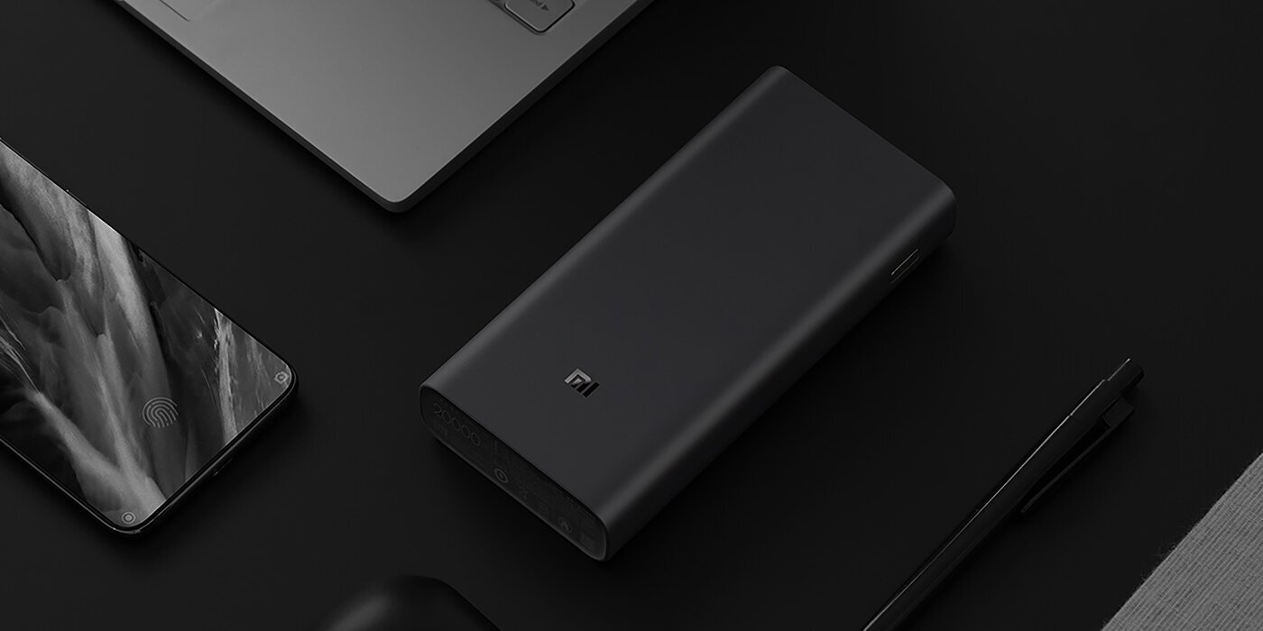 Внешний аккумулятор Xiaomi Mi Power Bank 3 20000mAh Fast Charge 50W, черный