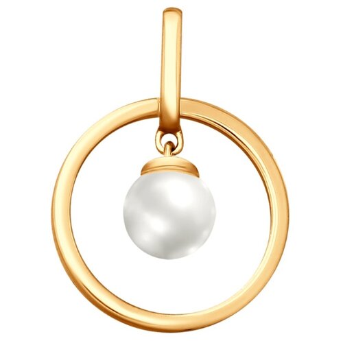 фото Sokolov подвеска из золочёного серебра с жемчугом 93030356
