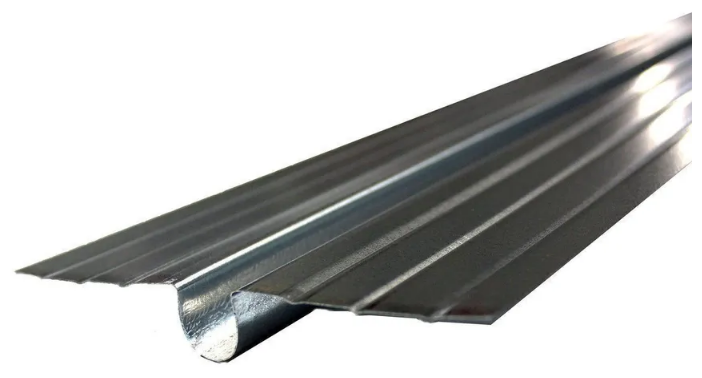 Теплораспределительная пластина усиленная (для трубы 16) 1000*130*045 мм из оцинкованной стали (уп. 40 шт) для теплого пола