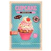 Табличка настенная Ekoramka ''Cupcakes 1'', металлическая - изображение